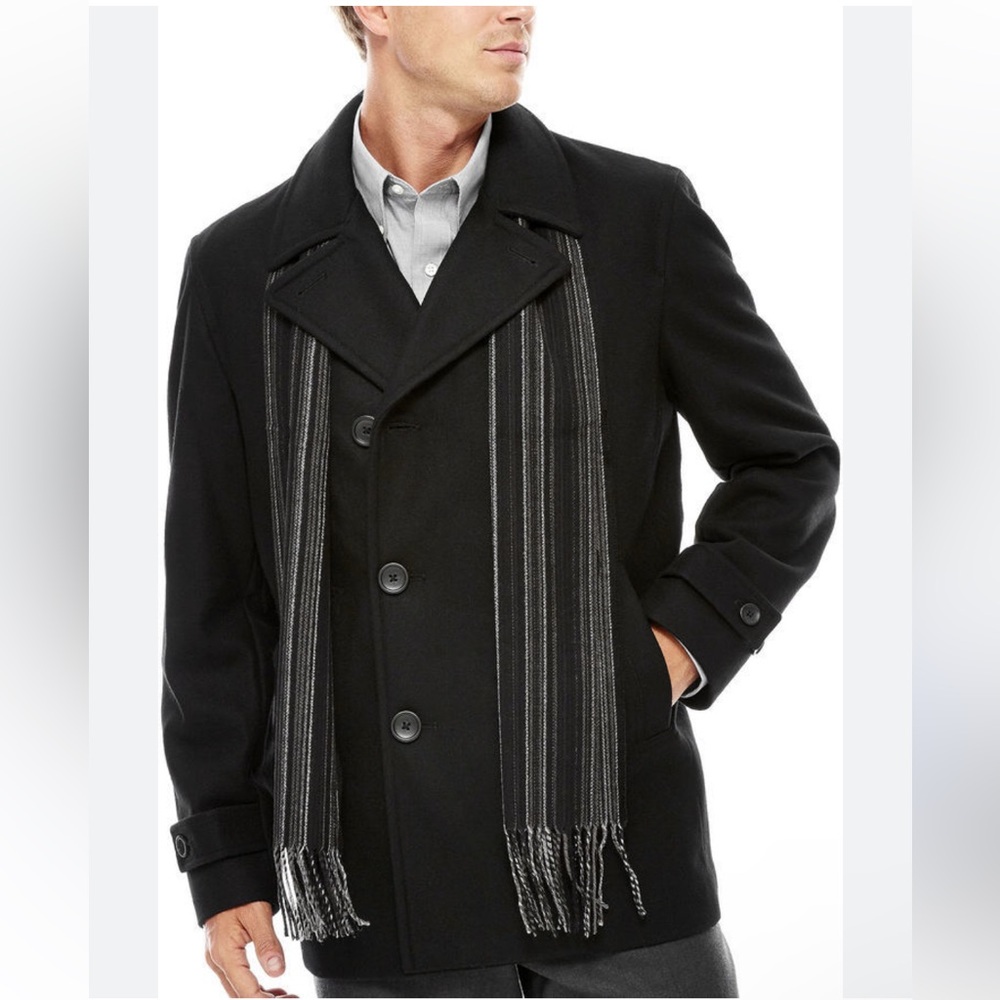 Claiborne Wool Peacoat Men’s Size Small